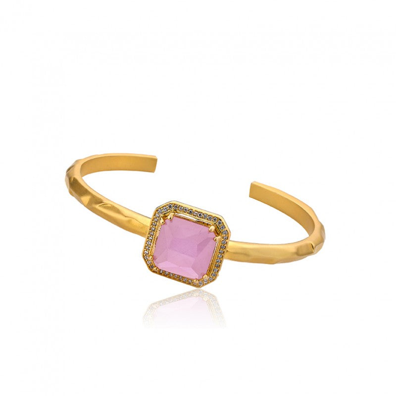 ARCTIC MIST Cz Center Satin Bangle Wholesale