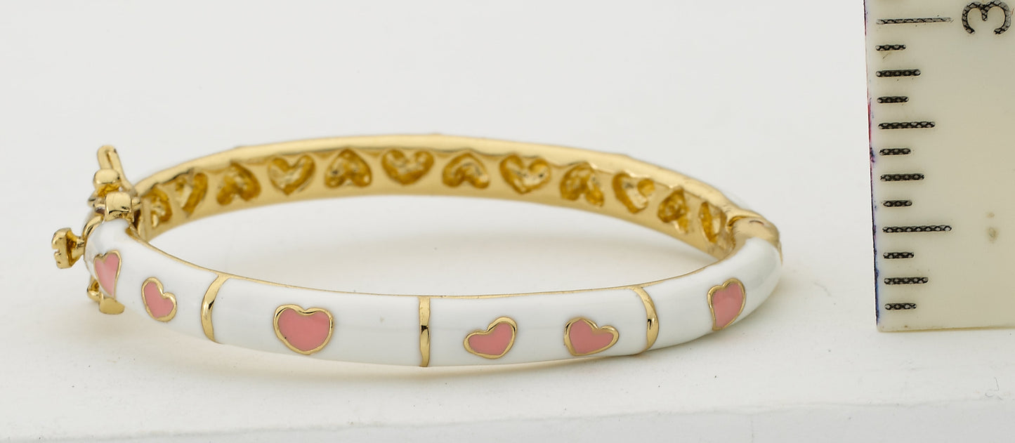Enamel Heart Bangle Wholesale