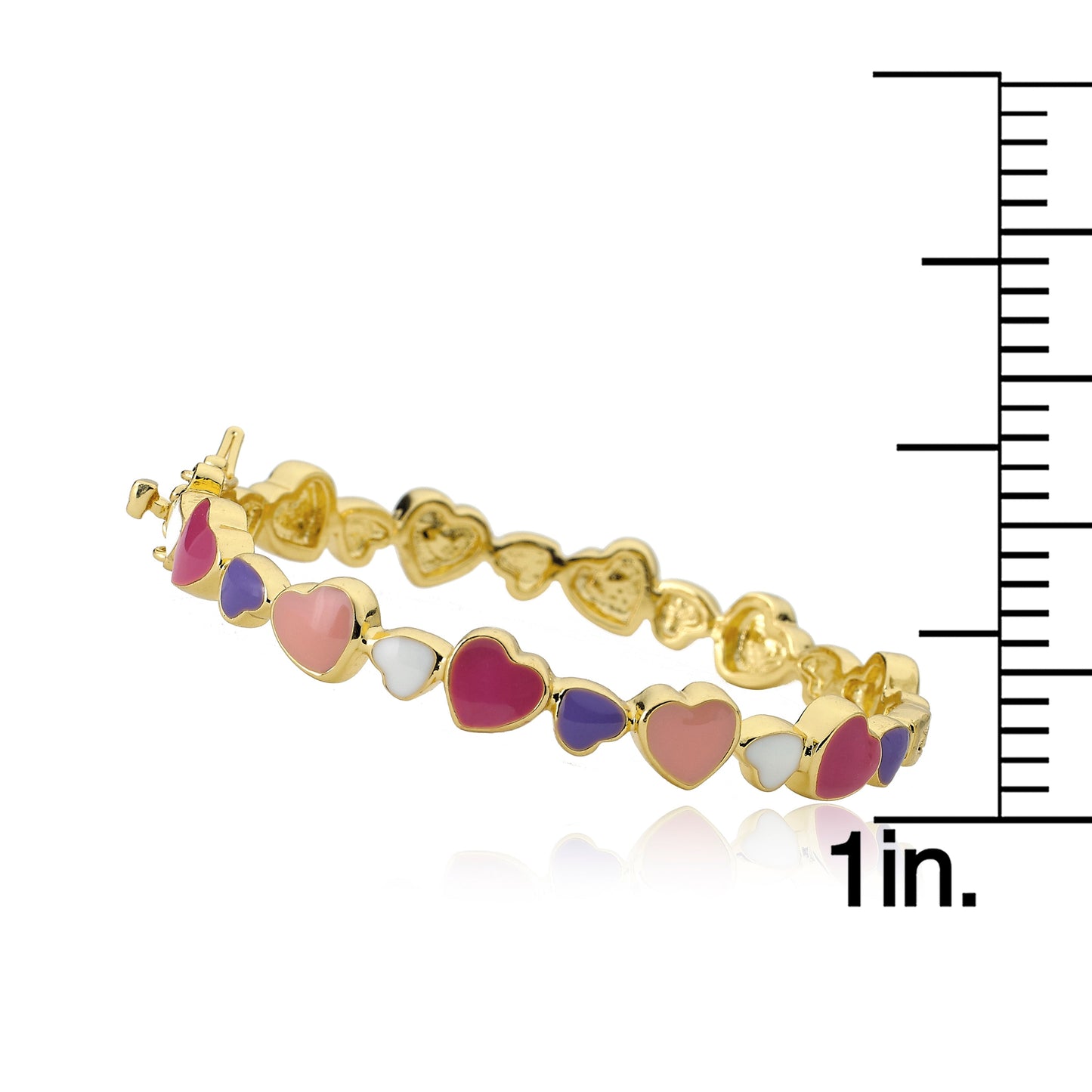 Enamel Heart Bangle Wholesale