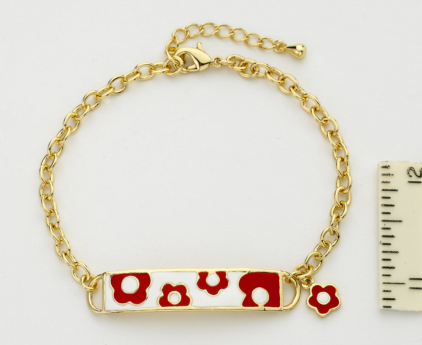 Large Flower ID Bracelet Wholesale