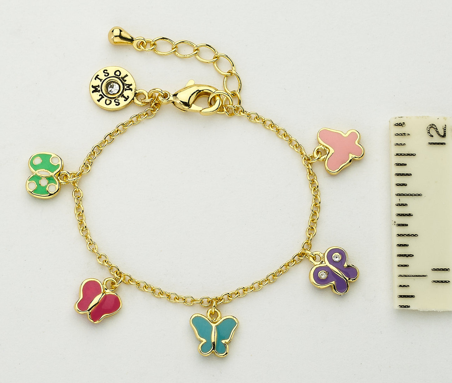 Enamel Butterfly Charm Bracelet Wholesale