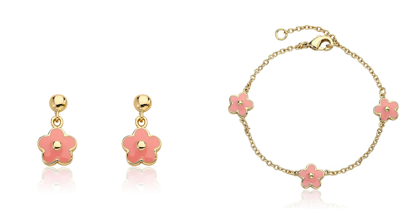 Enamel Flower Earring Wholesale