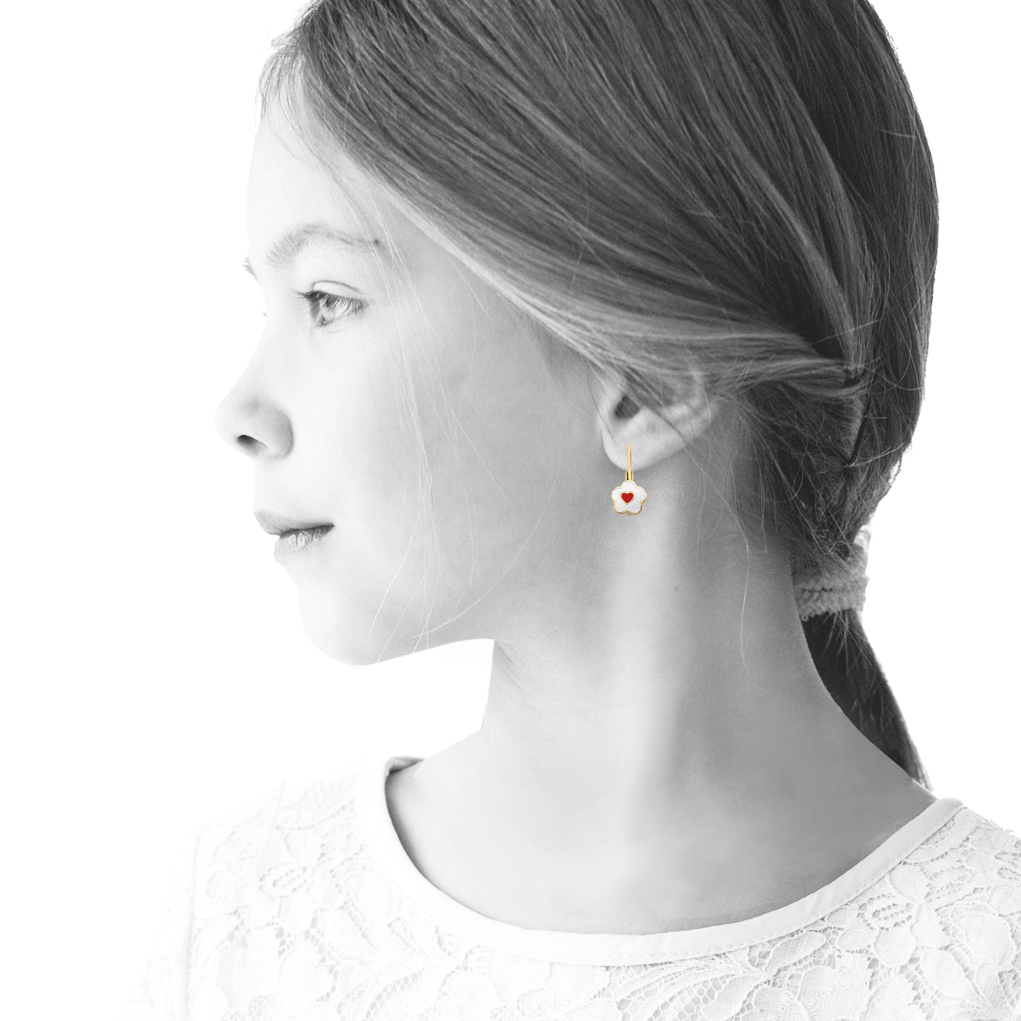 Flower & Heart Earring Wholesale
