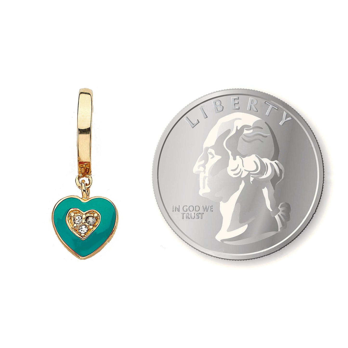 Heart Huggy Earring