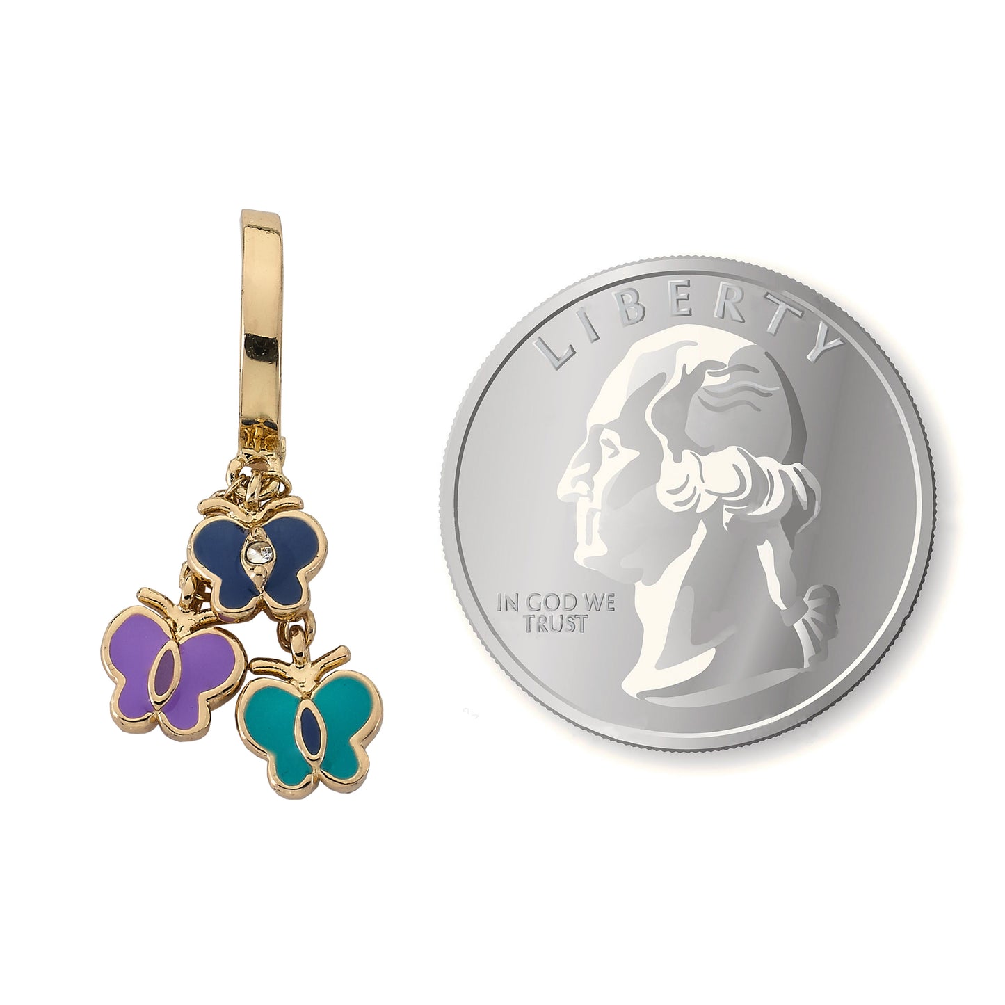 Butterflies Cluster Earring