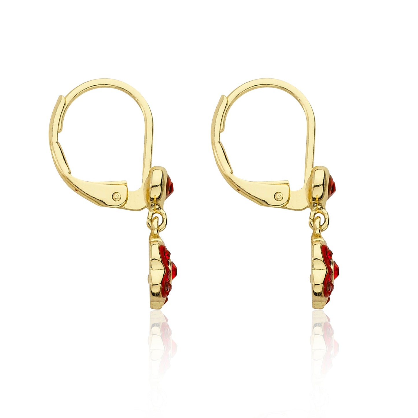 Crystal Flower Dangle Earring Wholesale