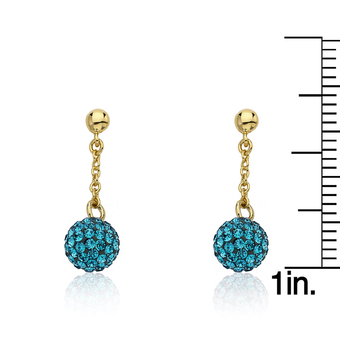 Crystal Ball Chain Earring Wholesale