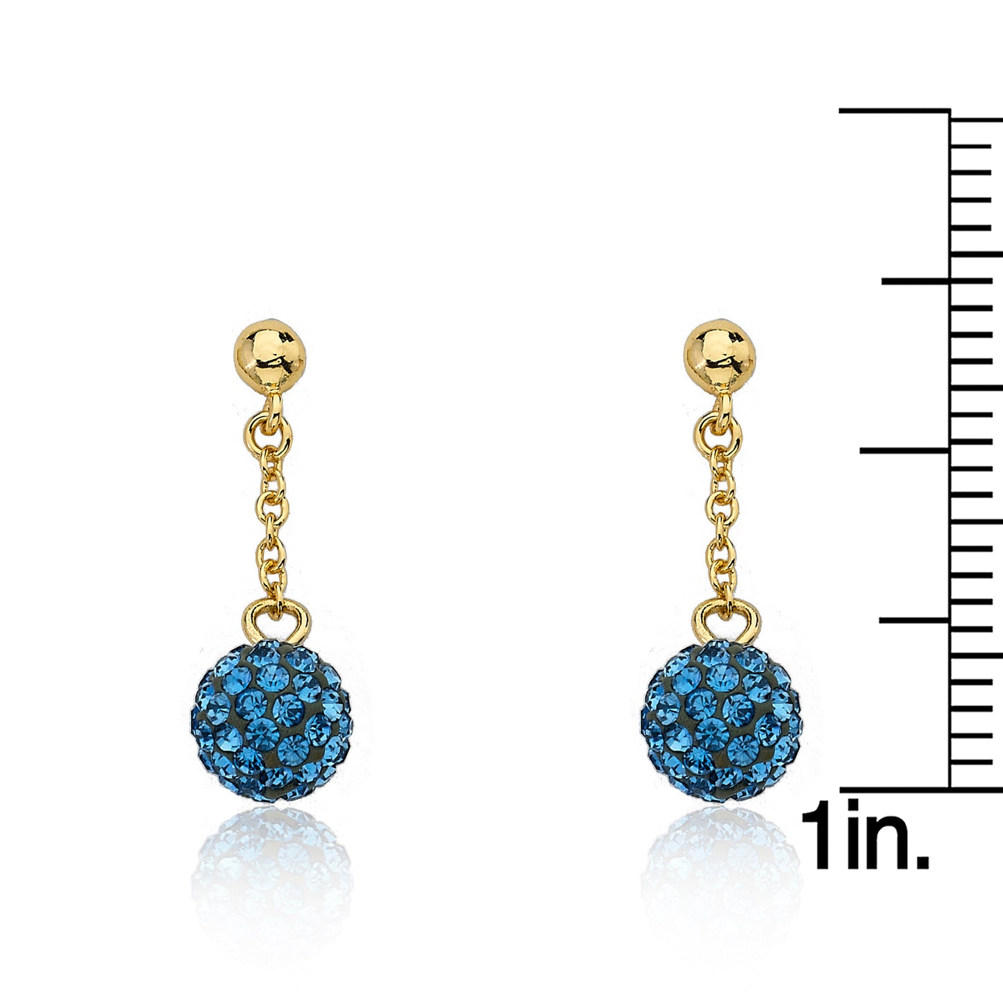 Crystal Ball Chain Earring Wholesale