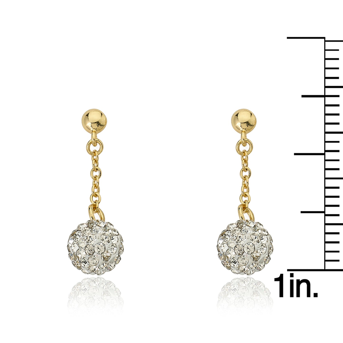 Crystal Ball Chain Earring Wholesale