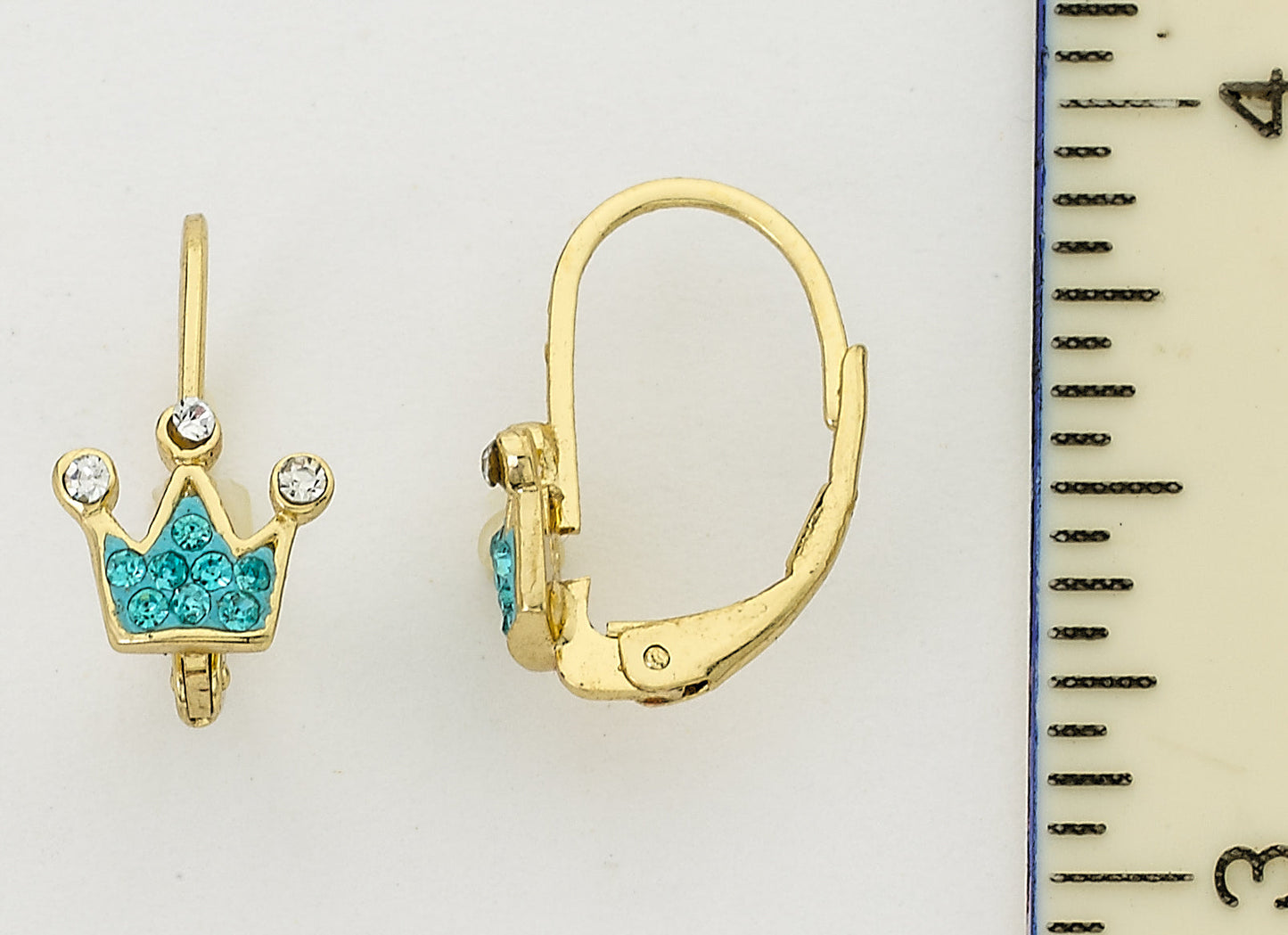 Pretty Princess Crystal Crown Earring Wholesale