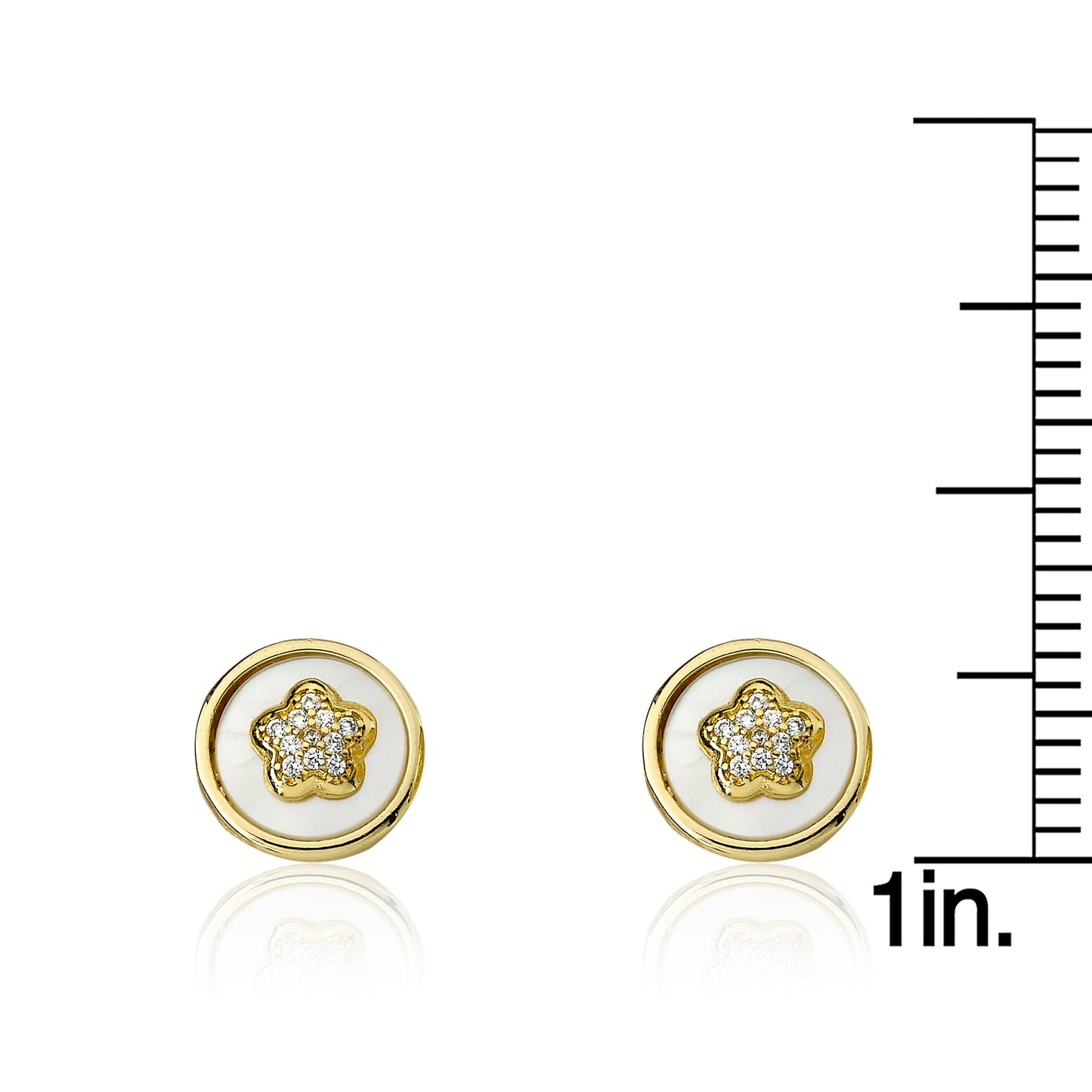 Pearl Cz Flower Earring Wholesale