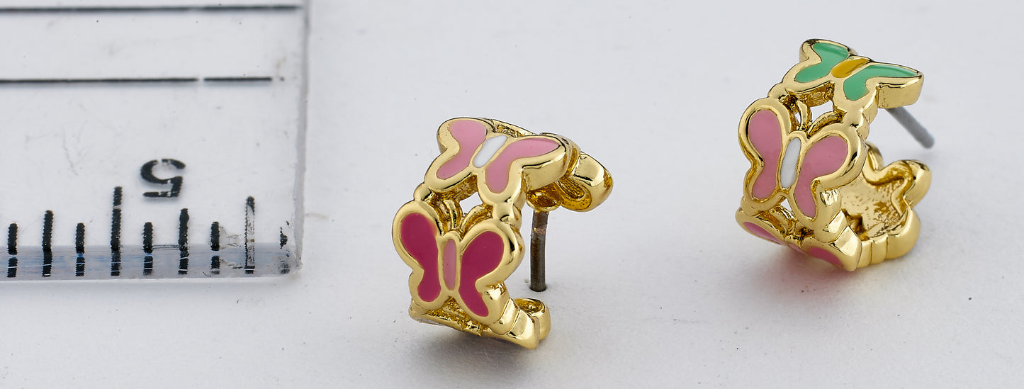 CHARMING TREATS Butterfly Huggy Earring