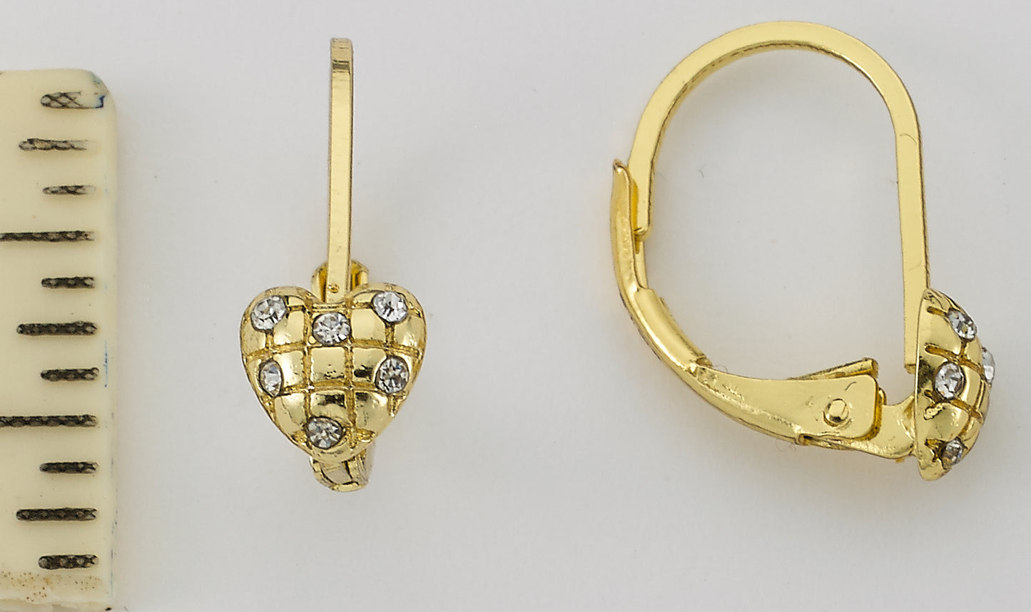 Crystal Heart Earring