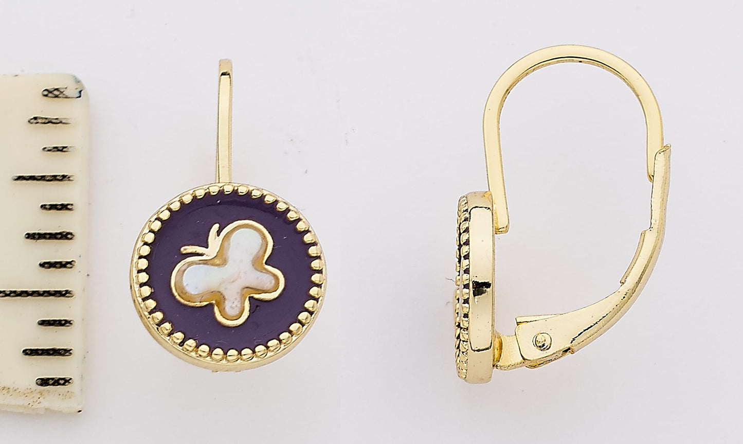 Enamel Butterfly Earring Wholesale