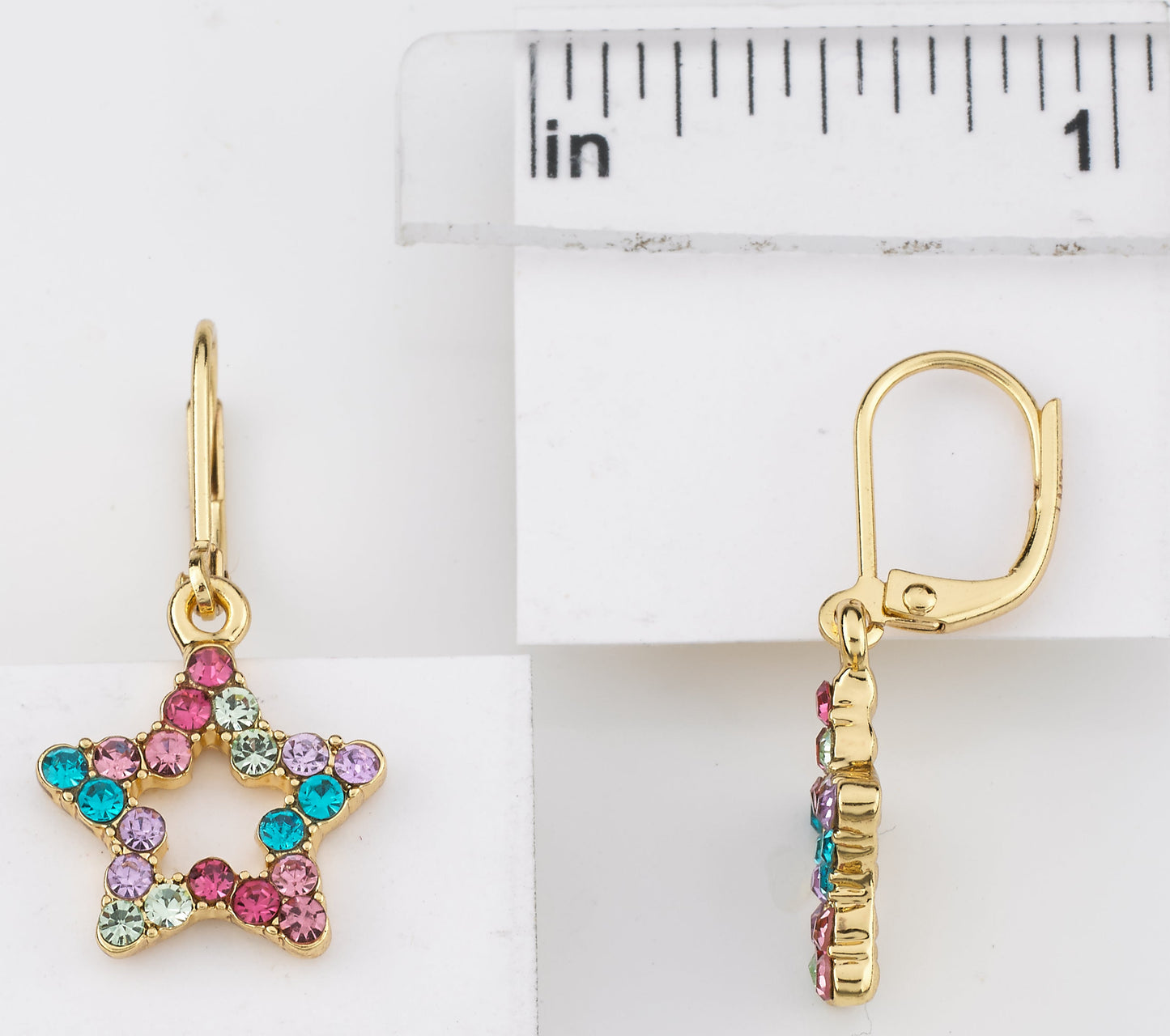 Rainbow Star Dangle Earring Wholesale