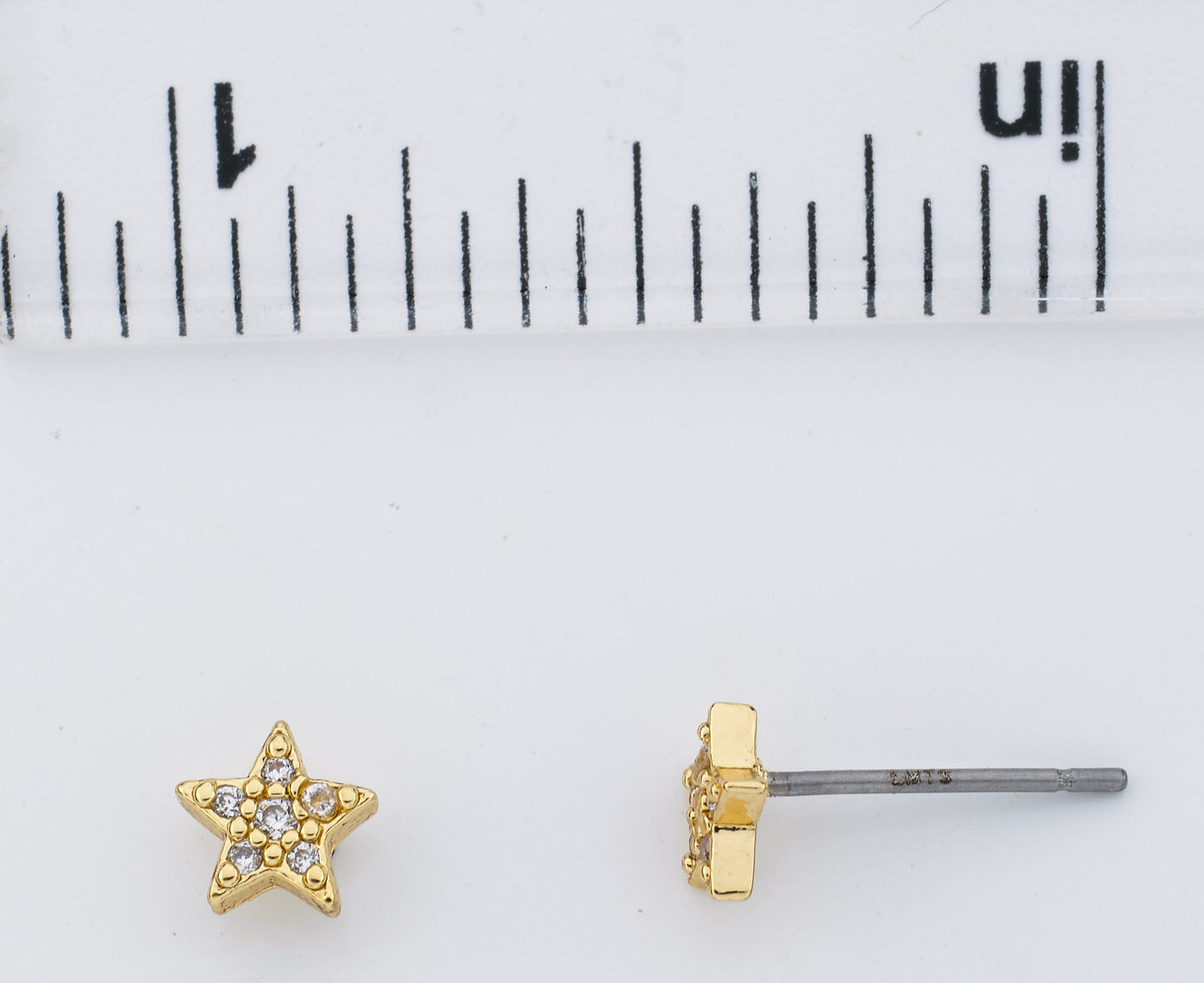 CZ Filled Star Stud Earring Wholesale