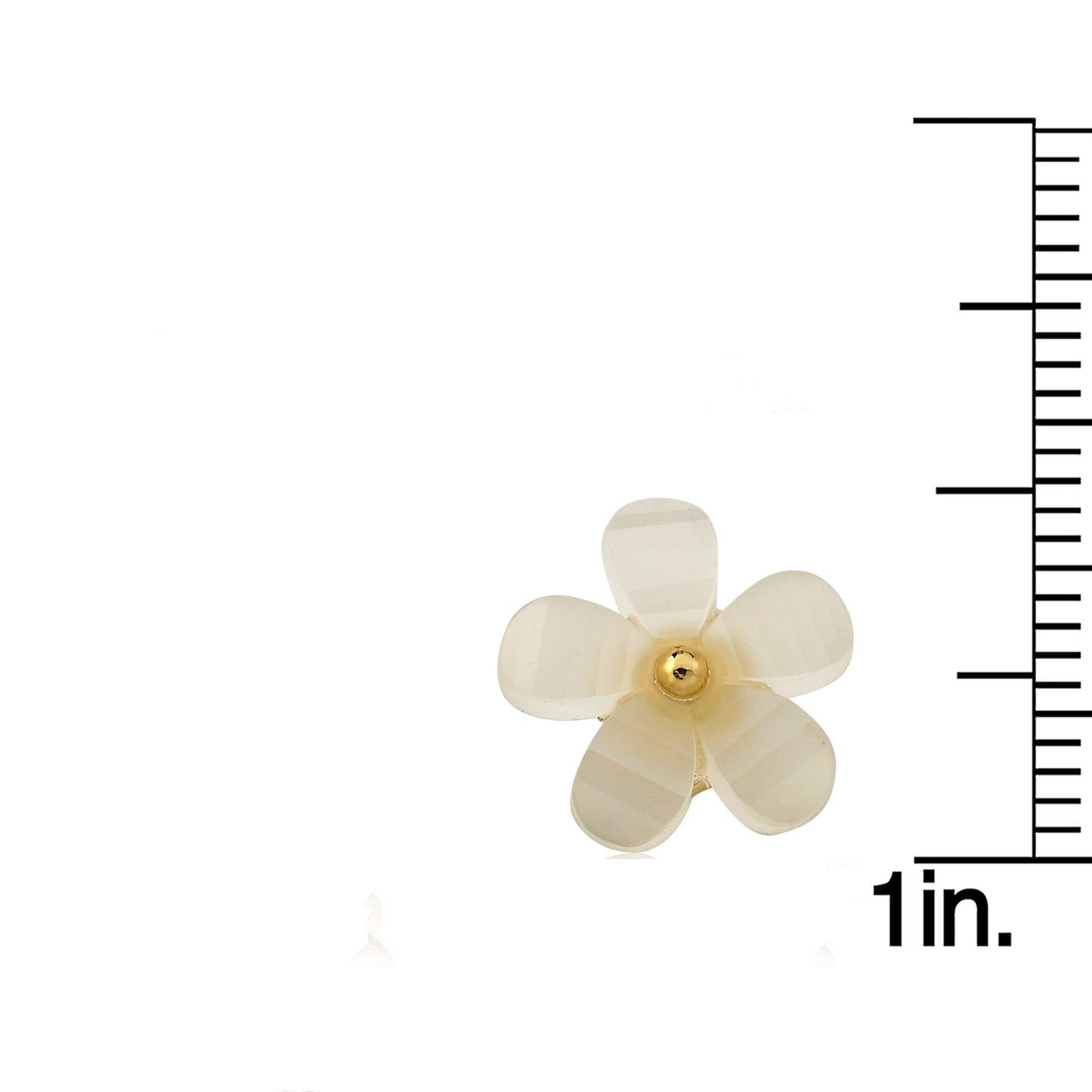 Frosted Flower Big Stud Earring Wholesale
