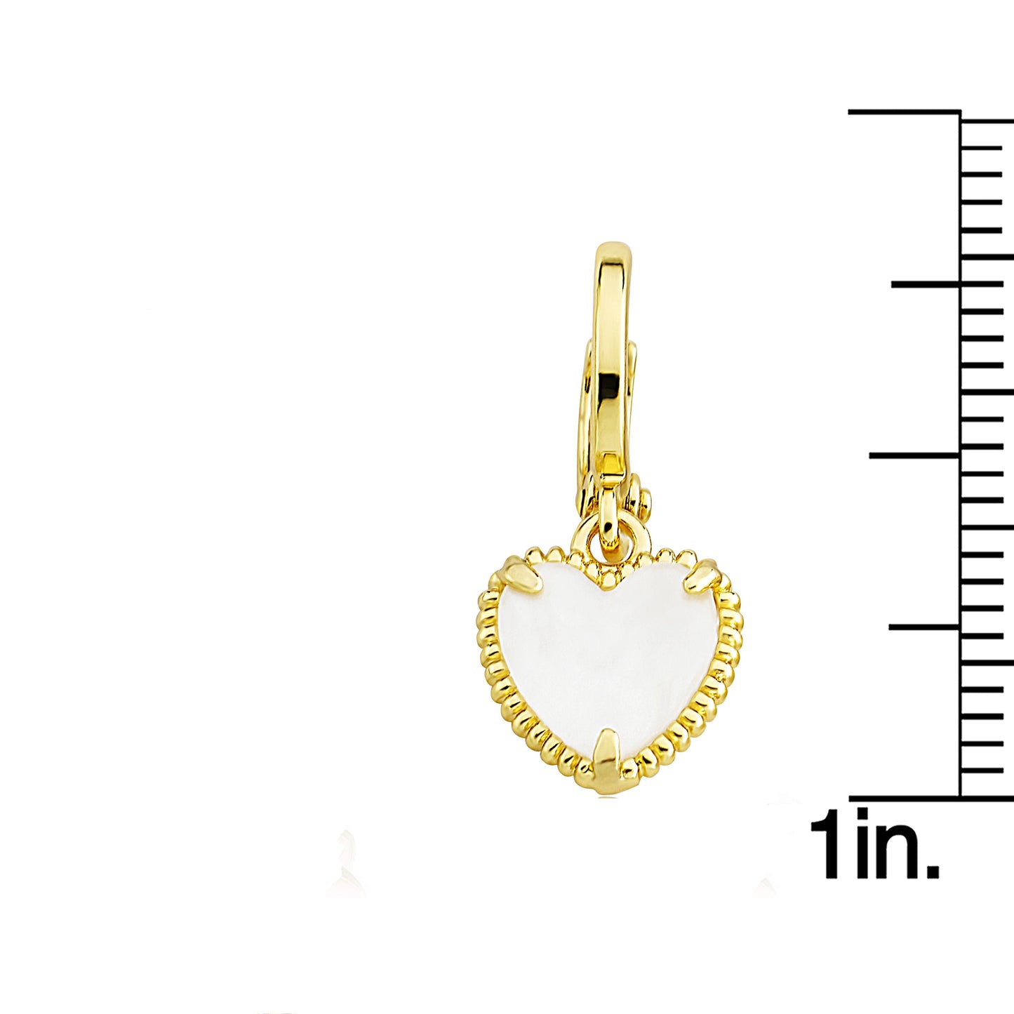 Mother of Pearl Heart Earring Wholesale