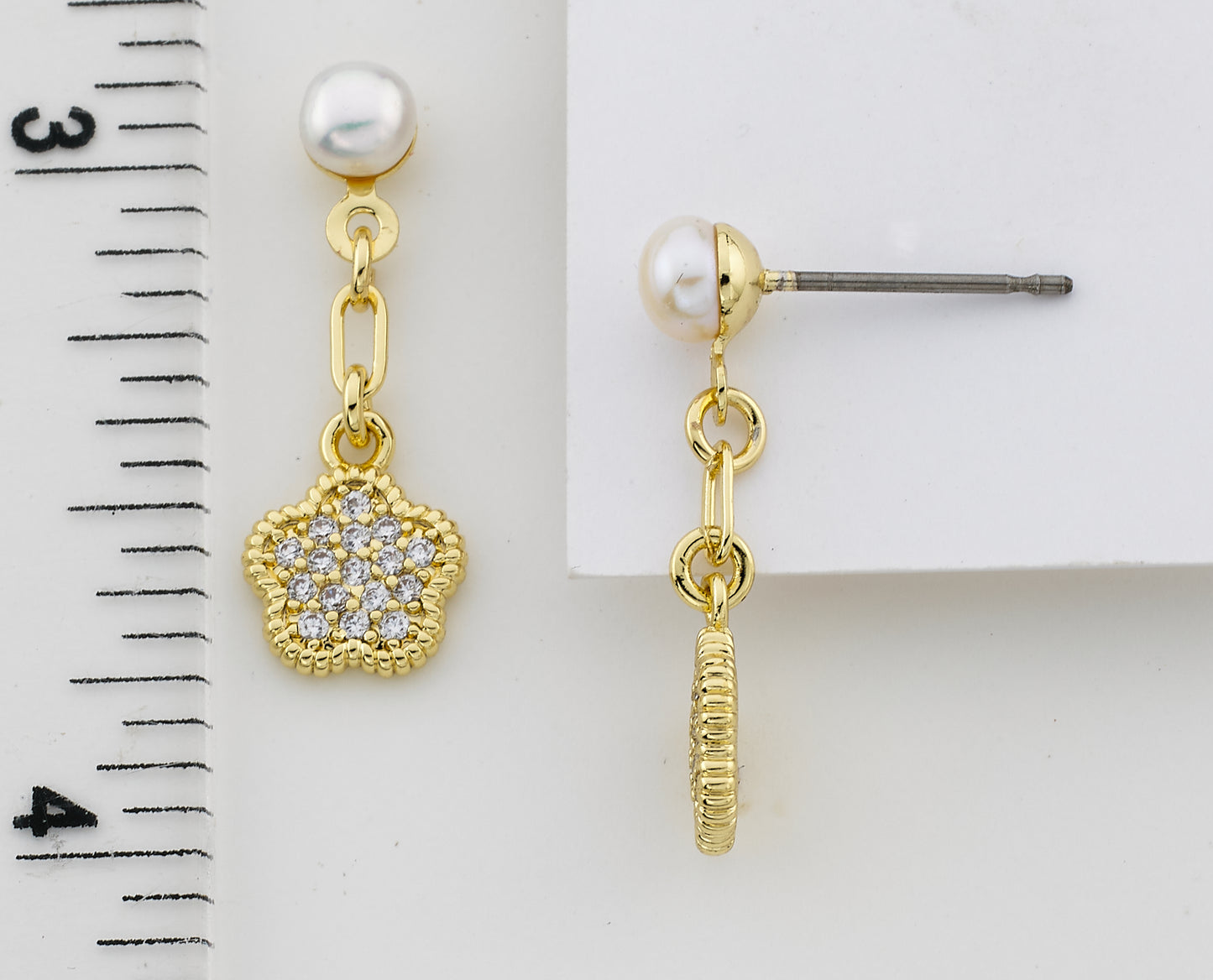 Flower Dangle Earring