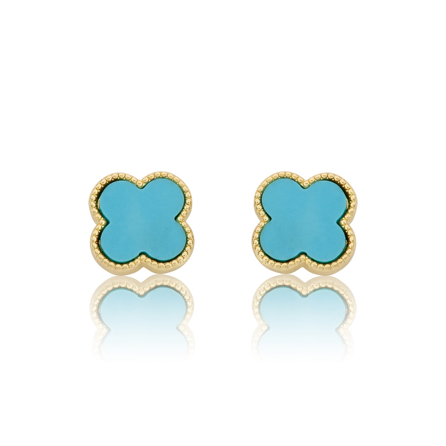 LMTS Classic! Mother Of Pearl Clover Stud Earring Wholesale