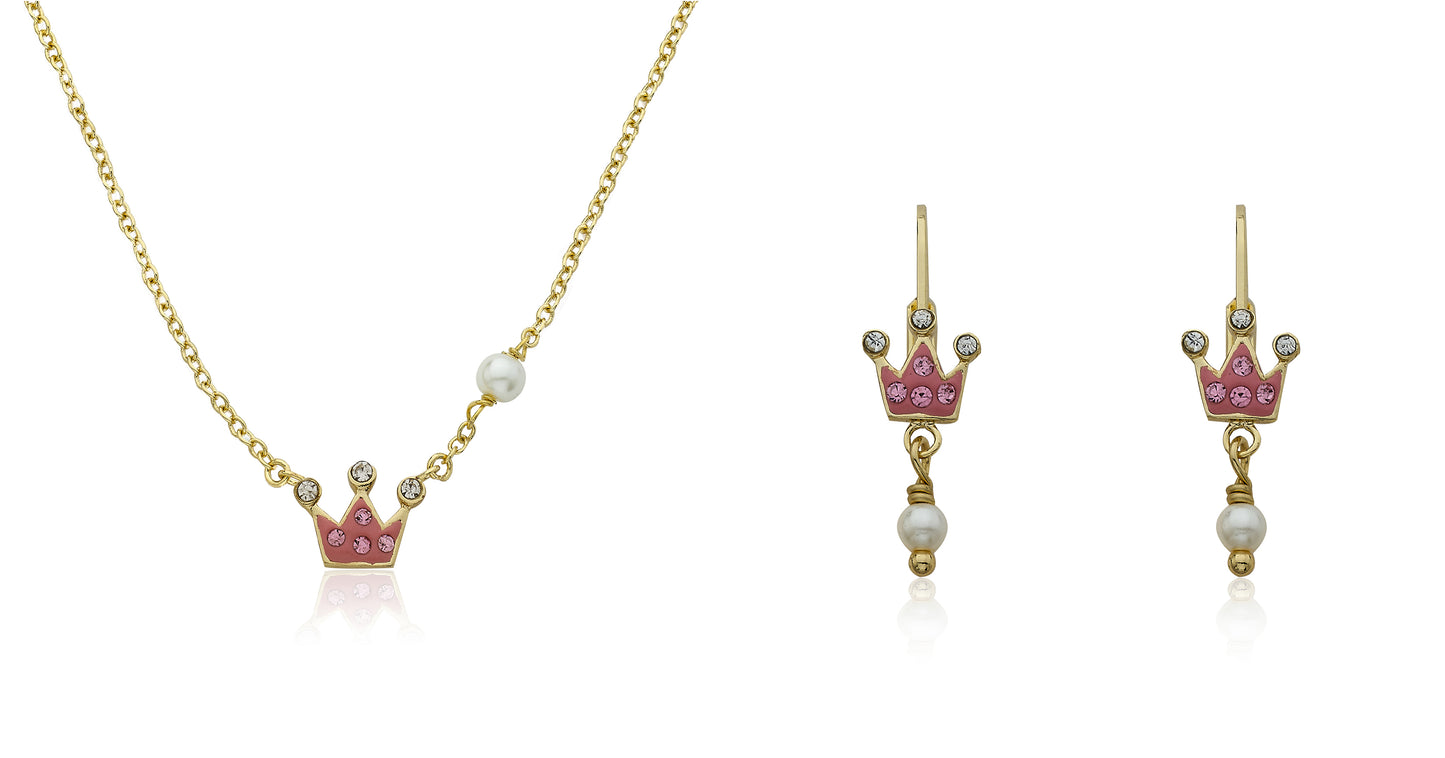 Crystal Crown Necklace