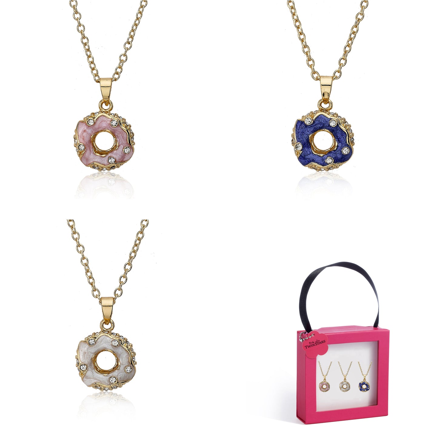 Crystal Donut Necklace Wholesale