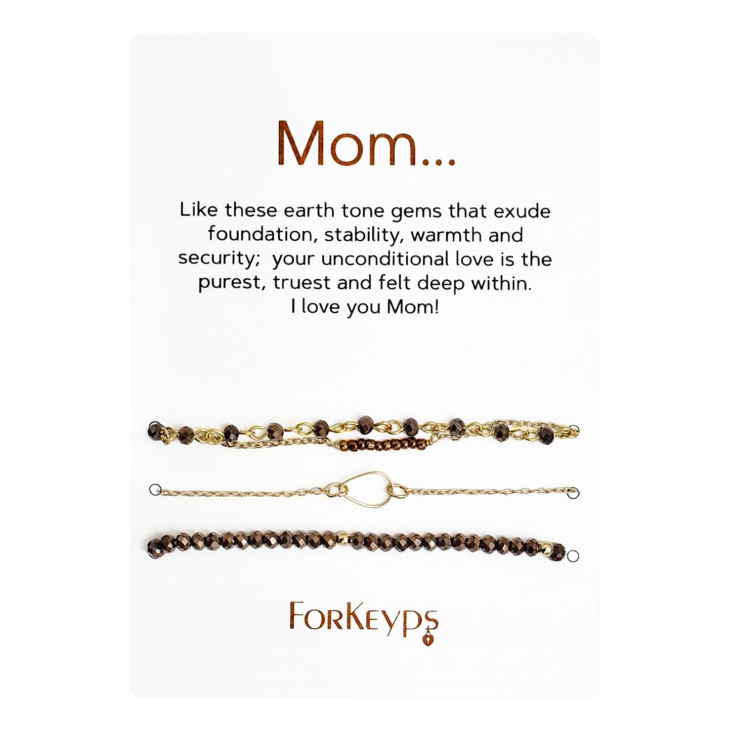 "Mom" Bracelets Gift Box Set Wholesale
