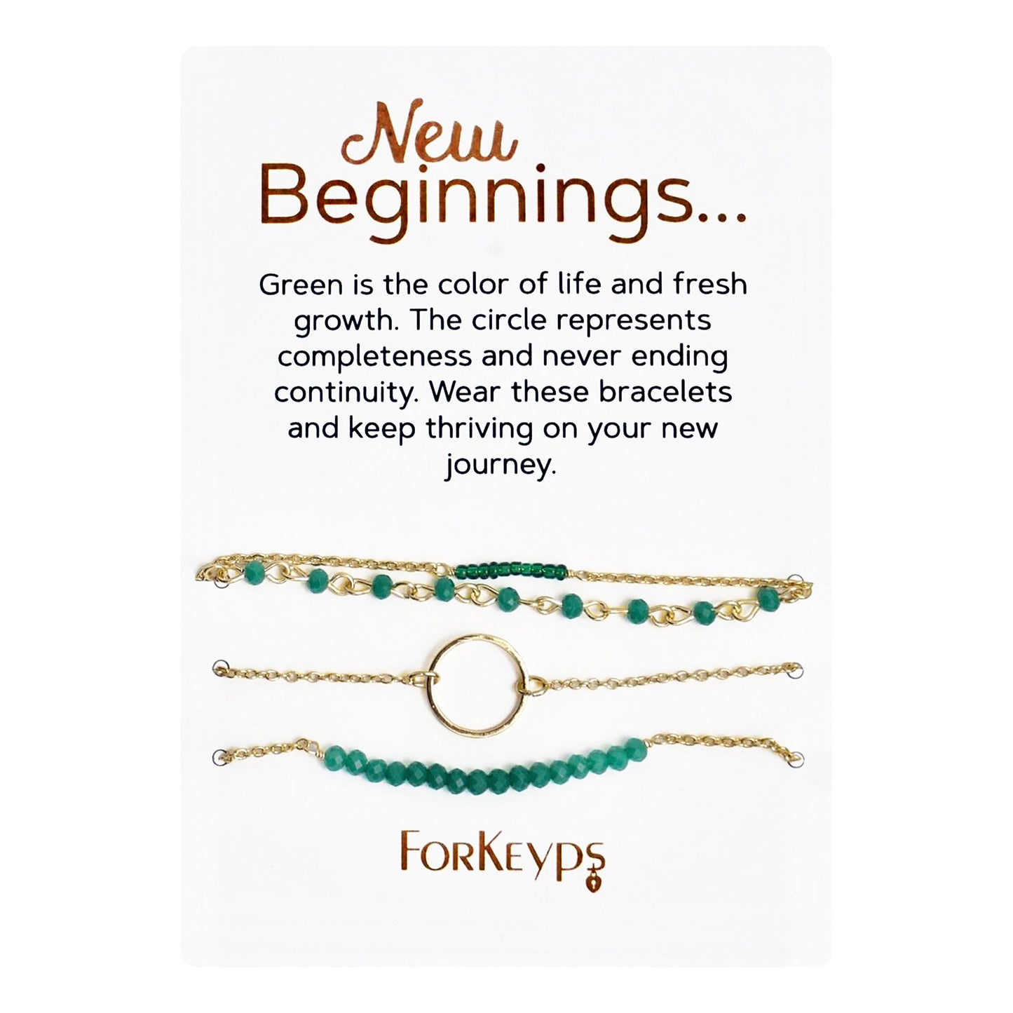 "New Beginnings" Bracelets Gift Box Set Wholesale
