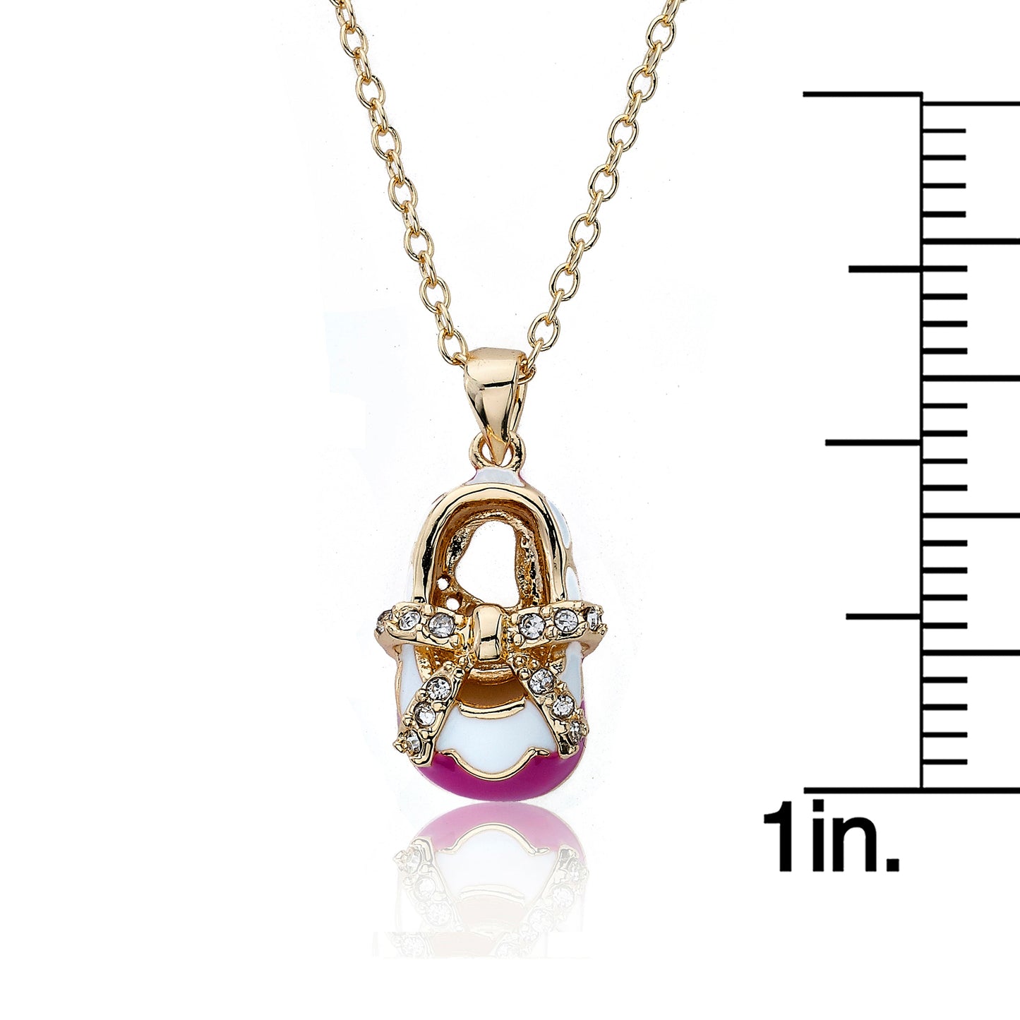 SHOEBSESSED Bow Baby Shoe Necklace Wholesale