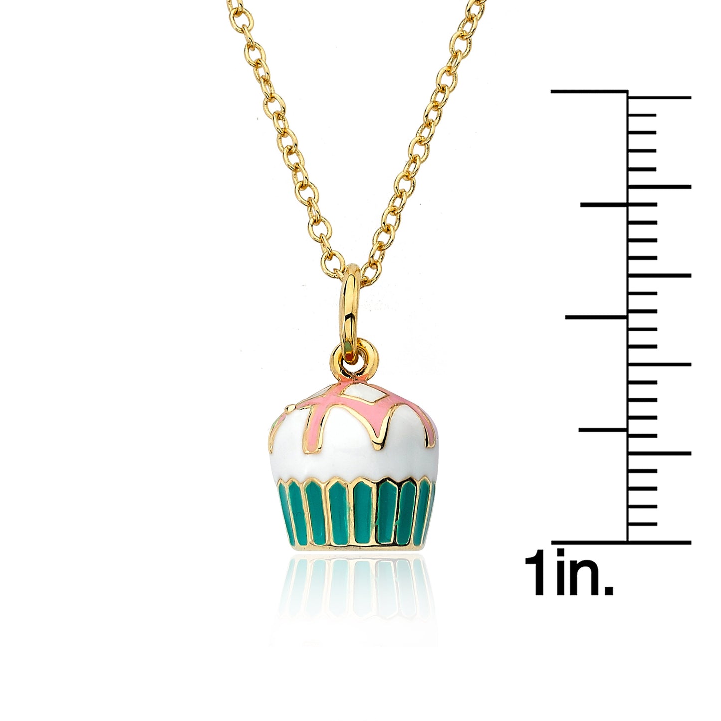 Vanilla Cupcake Pendant Necklace Wholesale