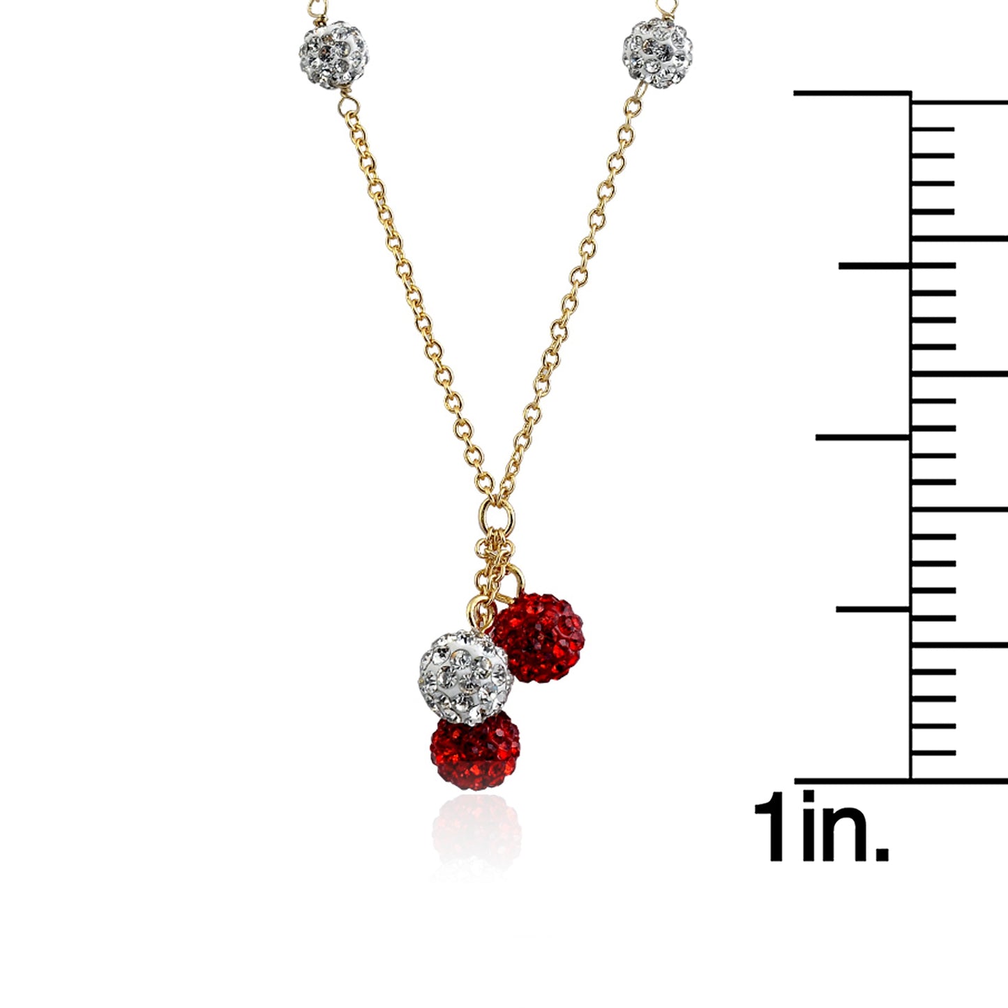 Crystal Ball Cluster Necklace Wholesale
