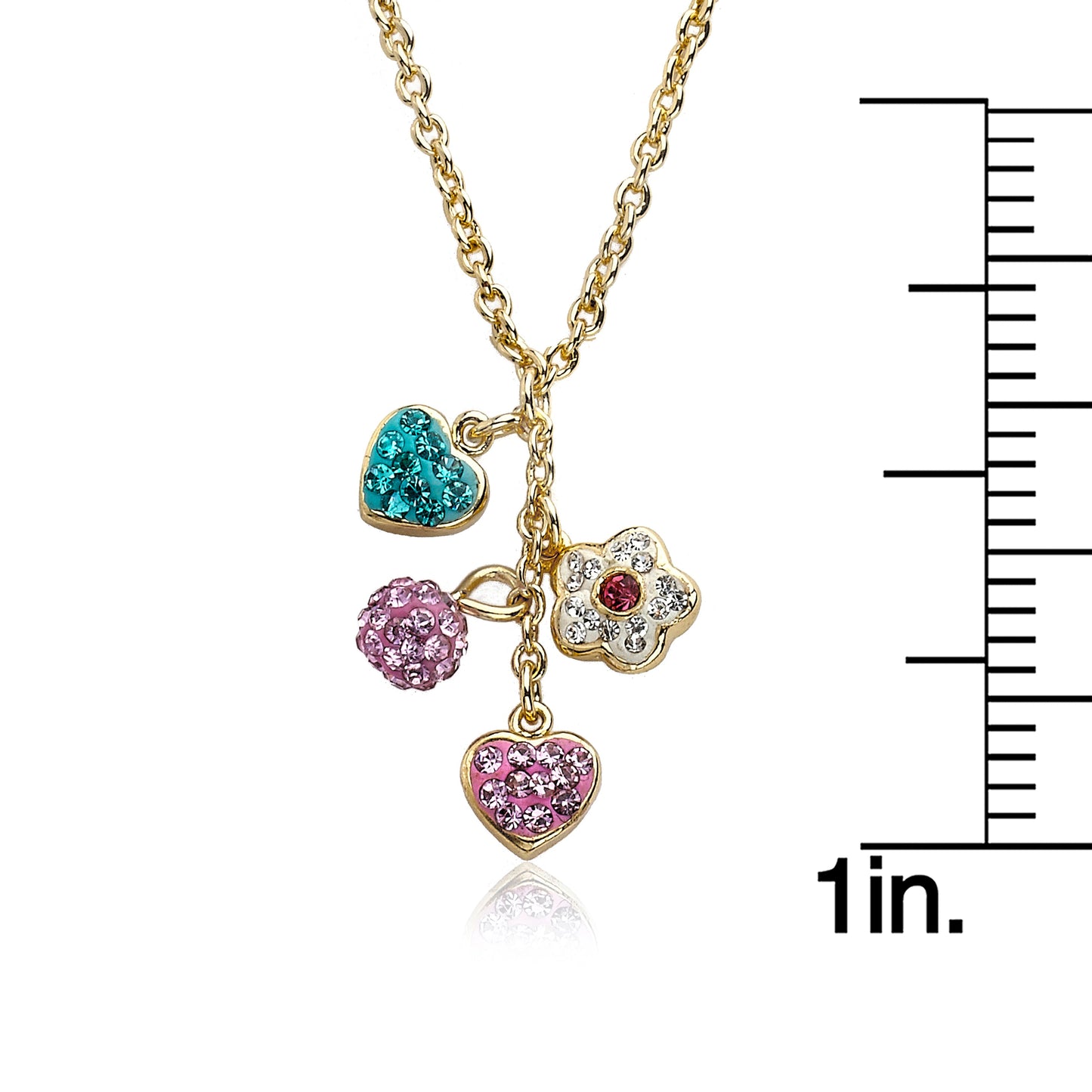 Crystal Cluster Chain Necklace Wholesale
