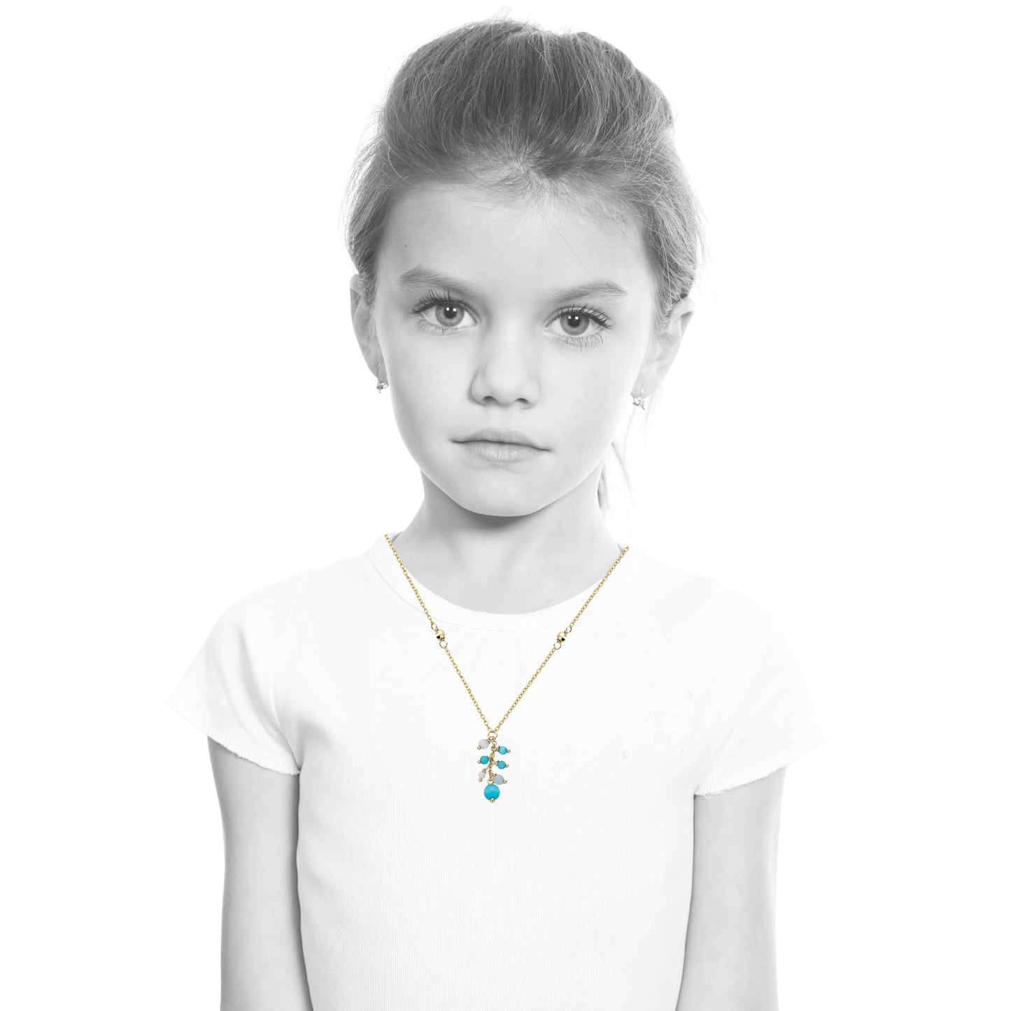 Cat Eye Cluster Necklace Wholesale