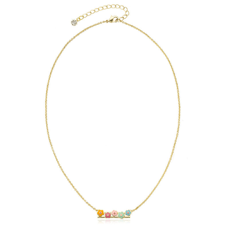 Flower Bar Necklace Wholesale