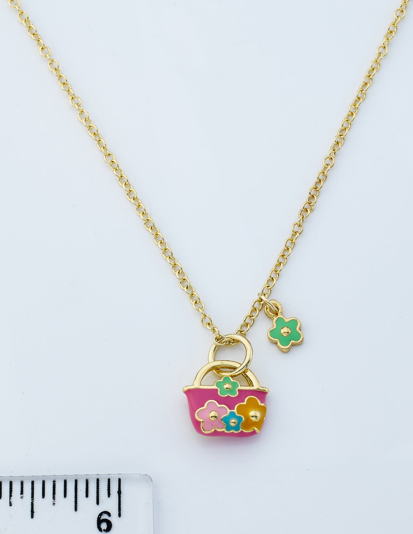 Flower Purse Necklace
