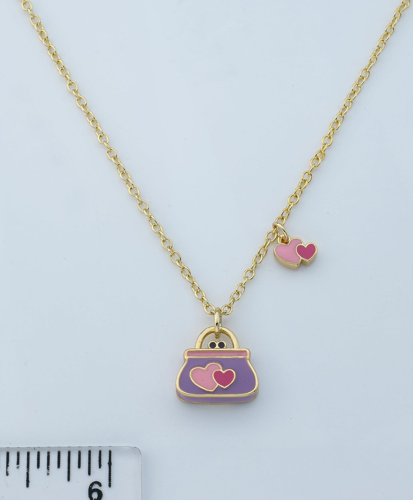 Lavender Heart Necklace Wholesale