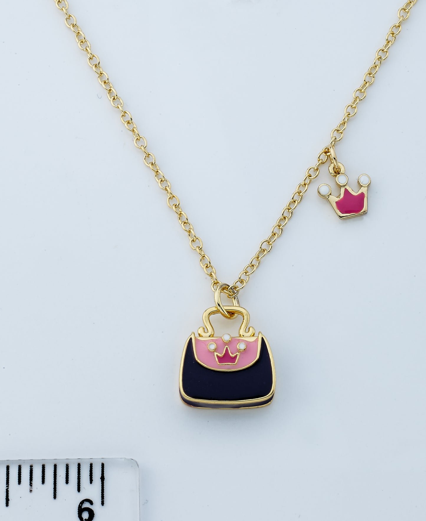Purple Purse Necklace