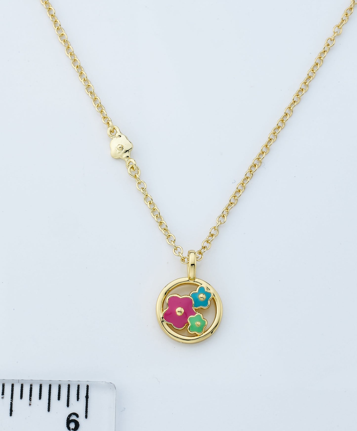 Flower Disc Necklace Wholesale