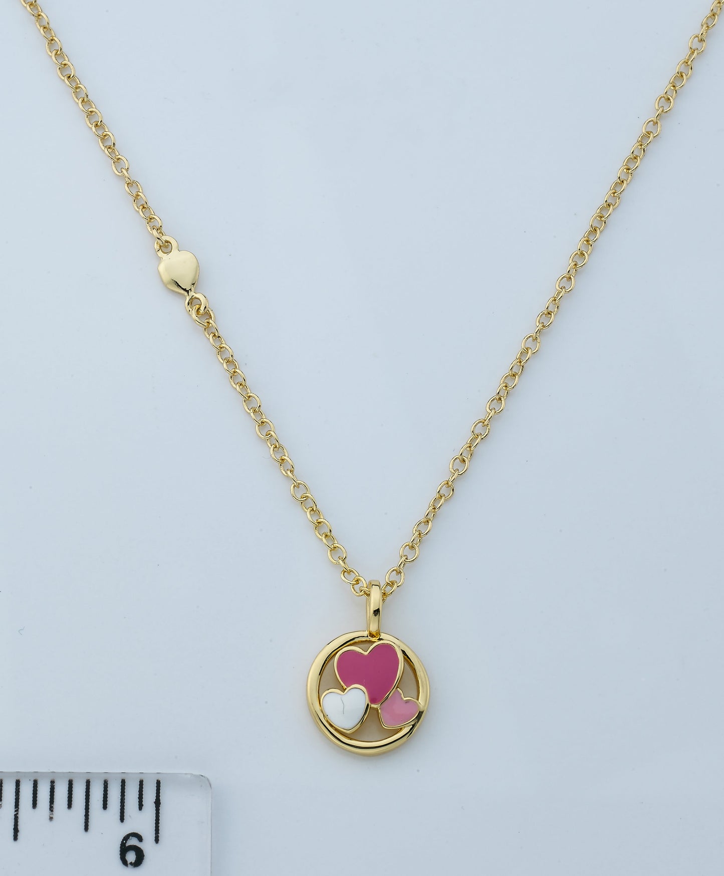 Heart Disc Necklace Wholesale