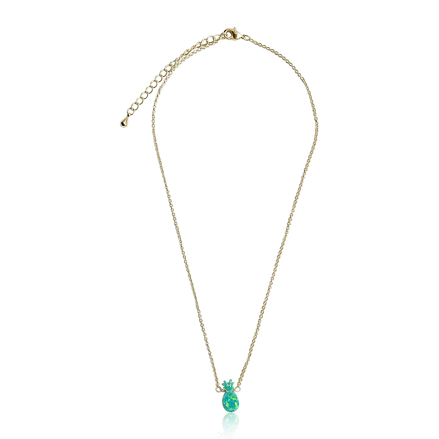 Glitter Girl Pineapple Necklace