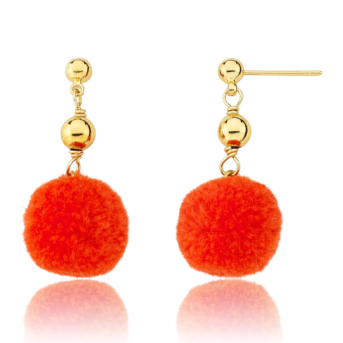 Mileez Pom Pom Dangle Earring