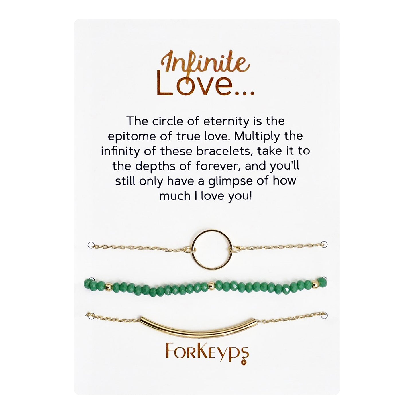 "Infinite Love" Bracelets Gift Box Set
