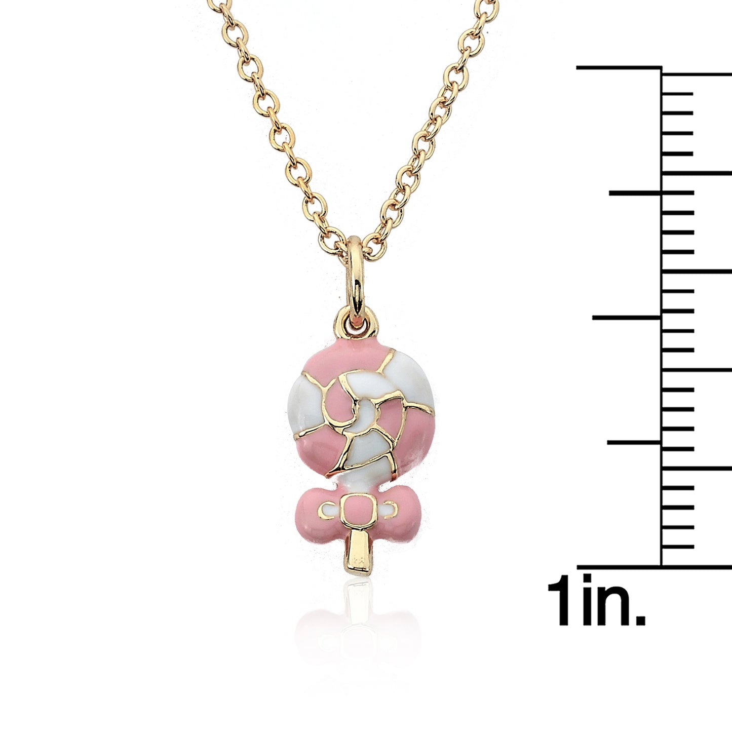 Swirl Lollipop Necklace