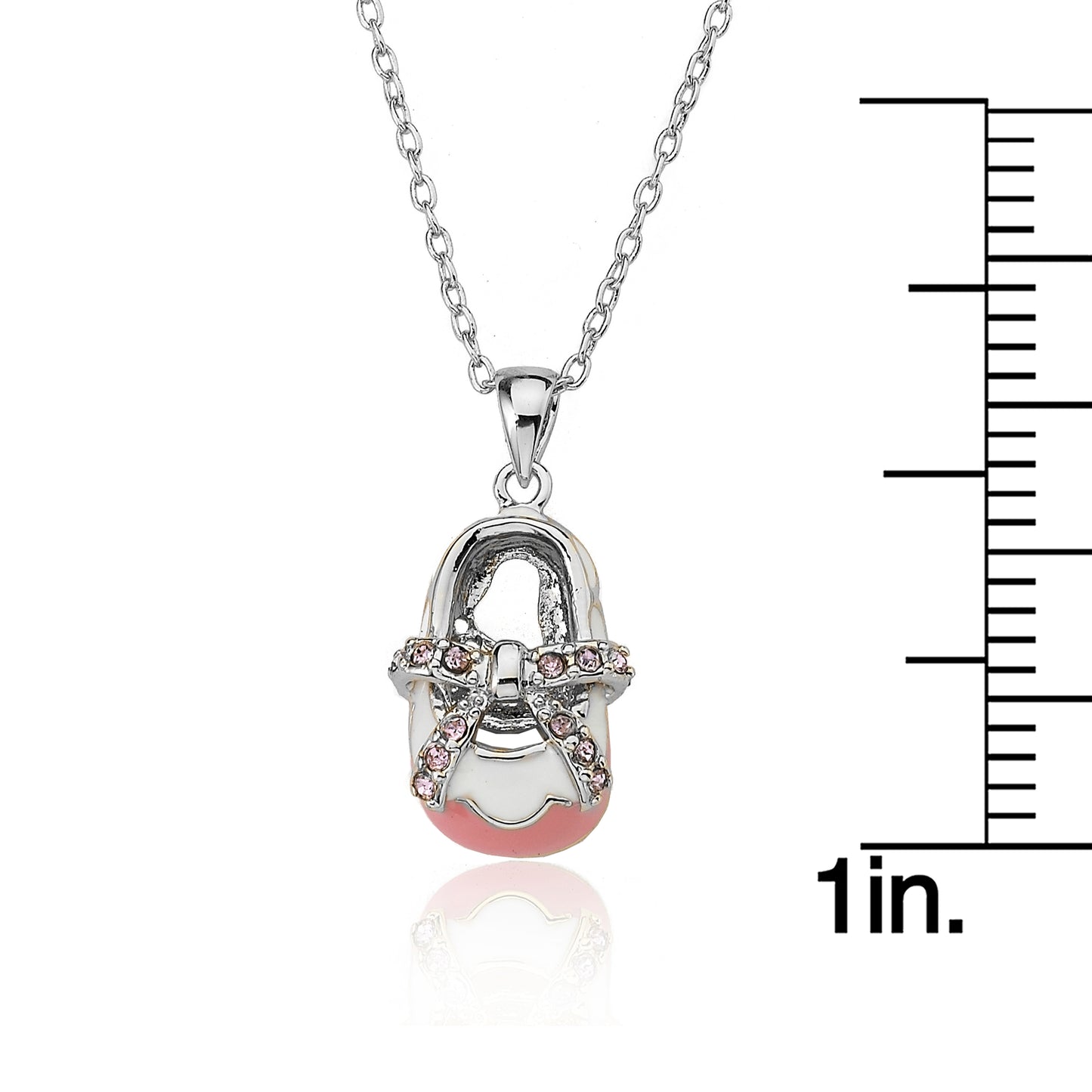 SHOEBSESSED Bow Baby Shoe Necklace