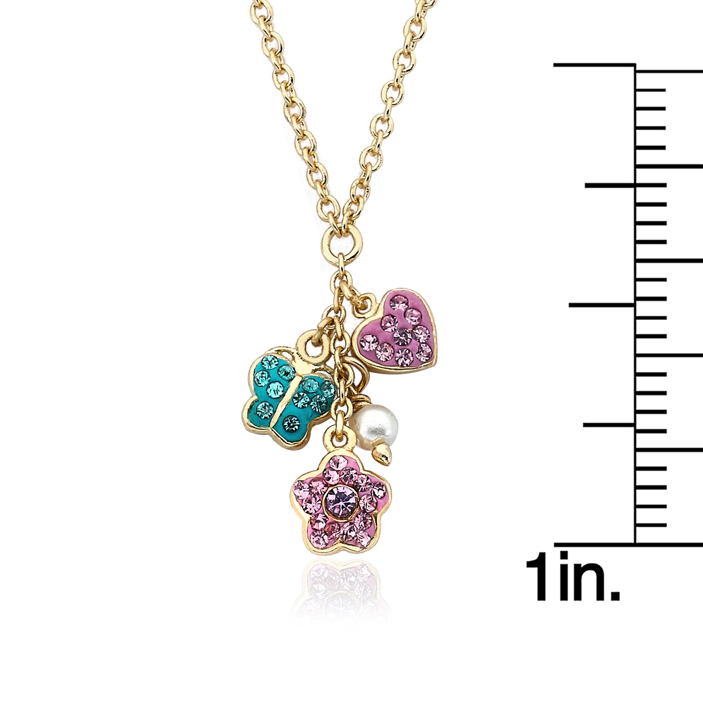 Crystal Cluster Chain Necklace