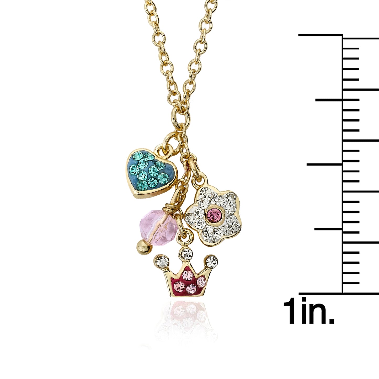 Pretty Princess Cluster Necklace