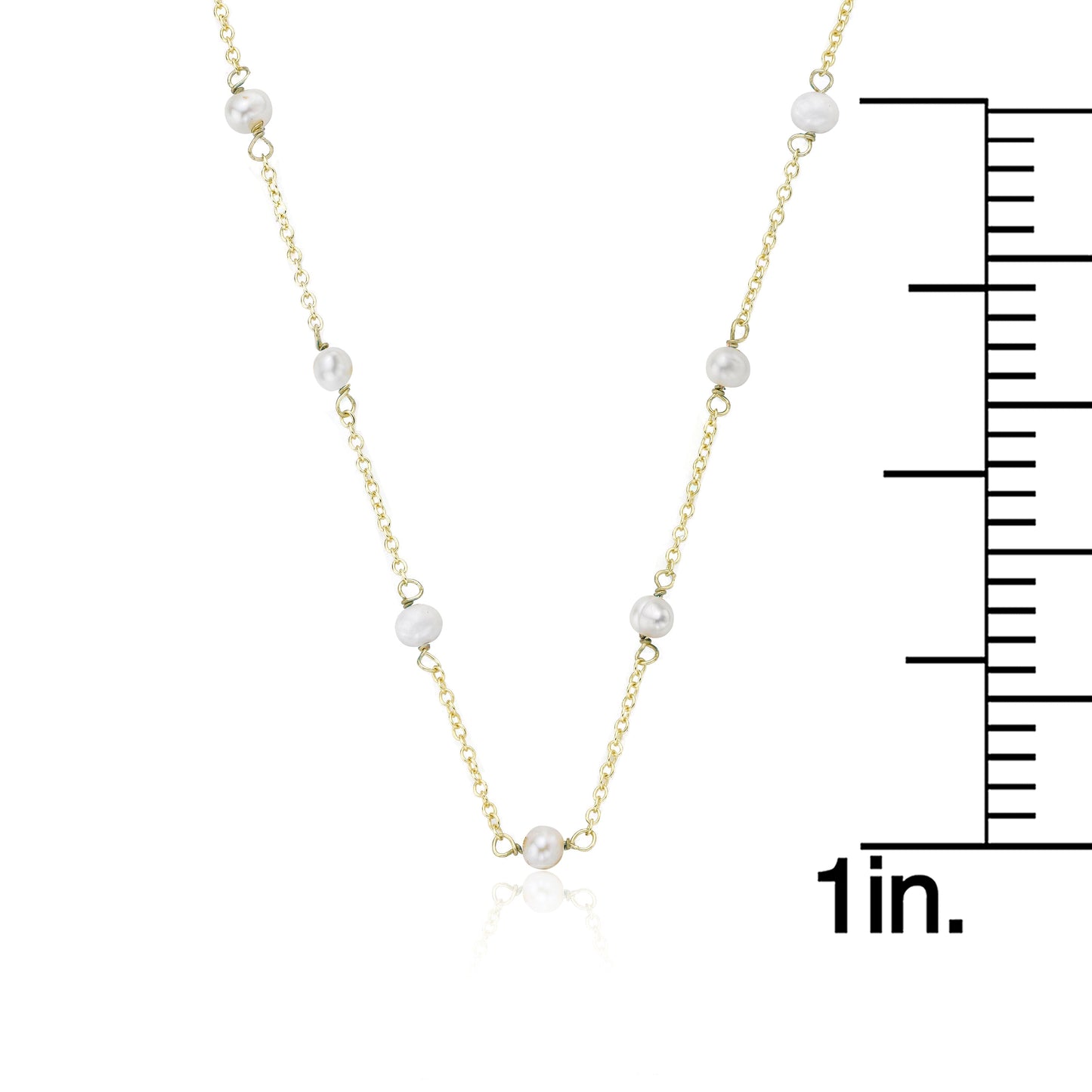 Pearl Station Necklace