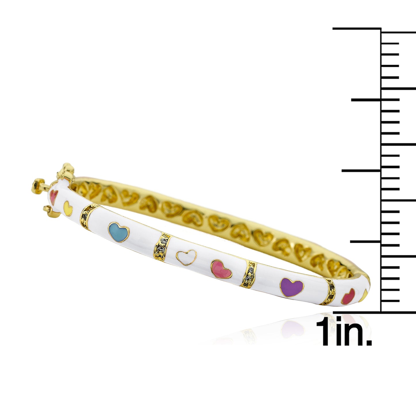 Enamel Heart Bangel Wholesale