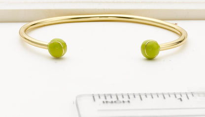 Enamel Tennis Ball Bangle Wholesale