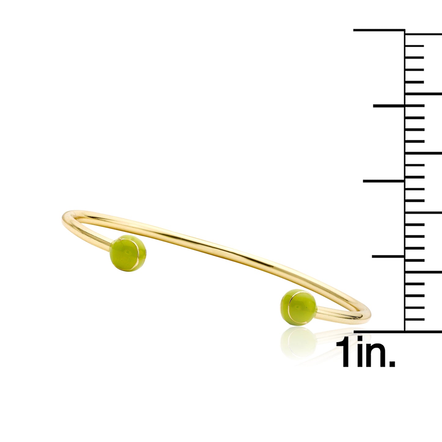 Enamel Tennis Ball Bangle Wholesale